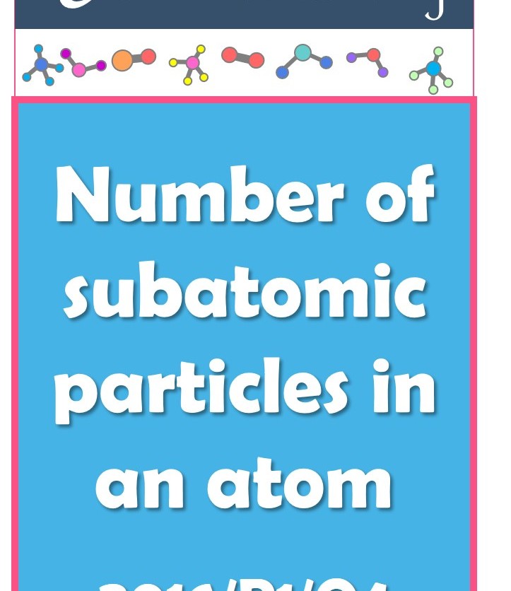 Number of subatomic particles cover image