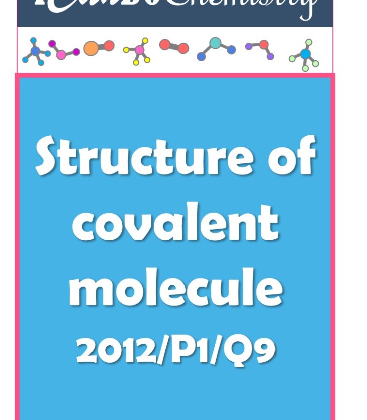 Structure of covalent molecule cover image